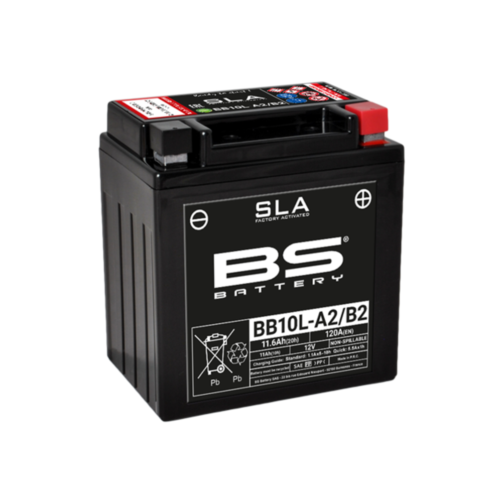 Batterie BS BATTERY SLA sans entretien activé usine - BB10L-B2