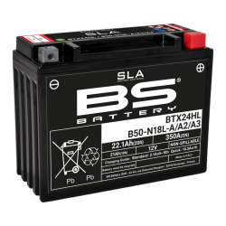 Batterie BS BATTERY SLA sans entretien activé usine - BTX24HL/B50-N18L-A/A2/A3