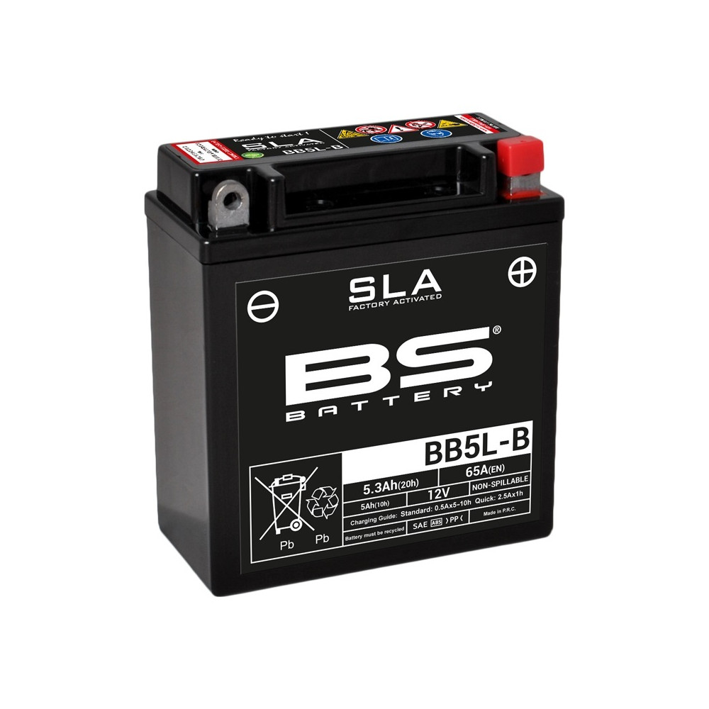 Batterie BS BATTERY SLA sans entretien activé usine - BB5L-B