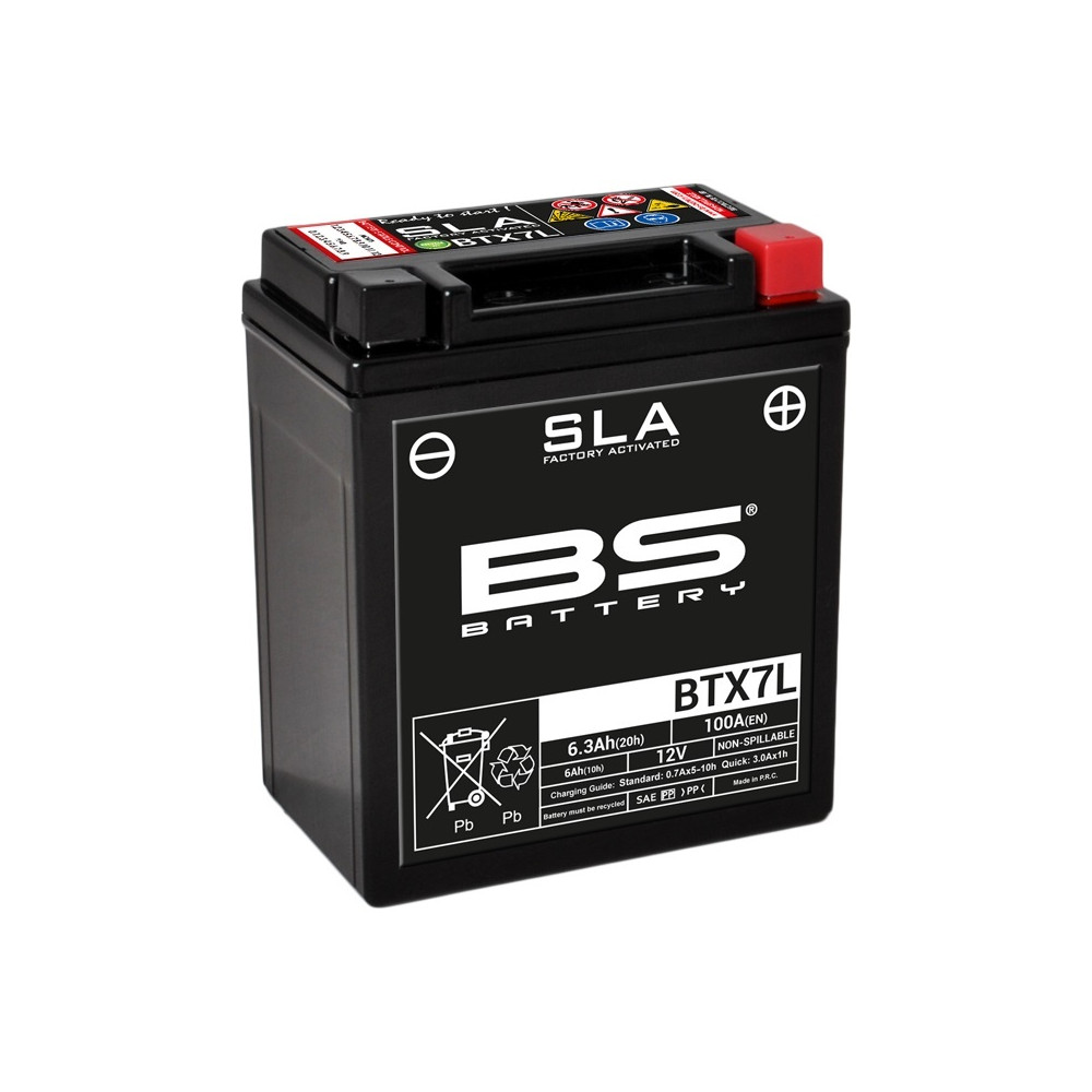 Batterie BS BATTERY SLA sans entretien activé usine - BTX7L