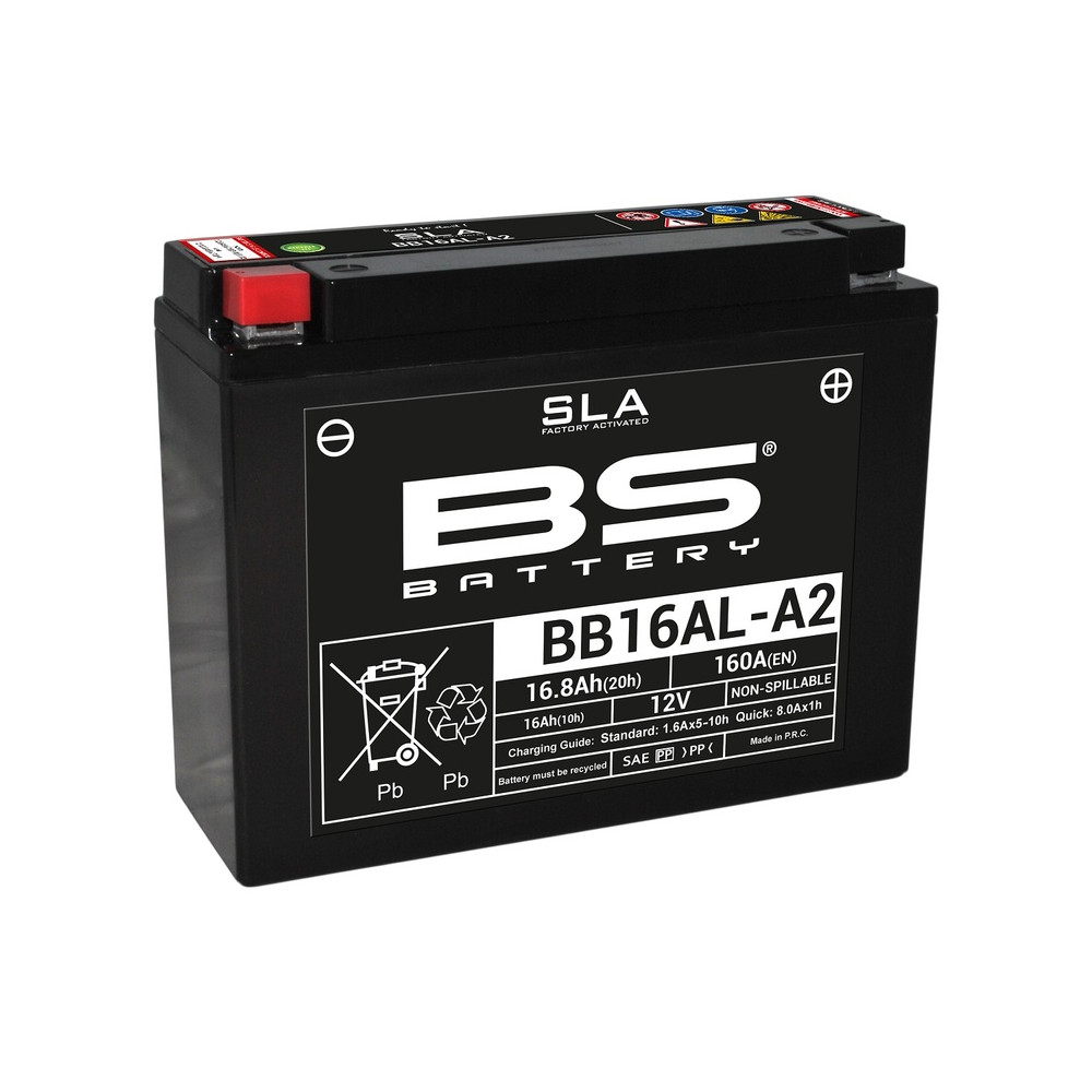 Batterie BS BATTERY SLA sans entretien activé usine - BB16AL-A2