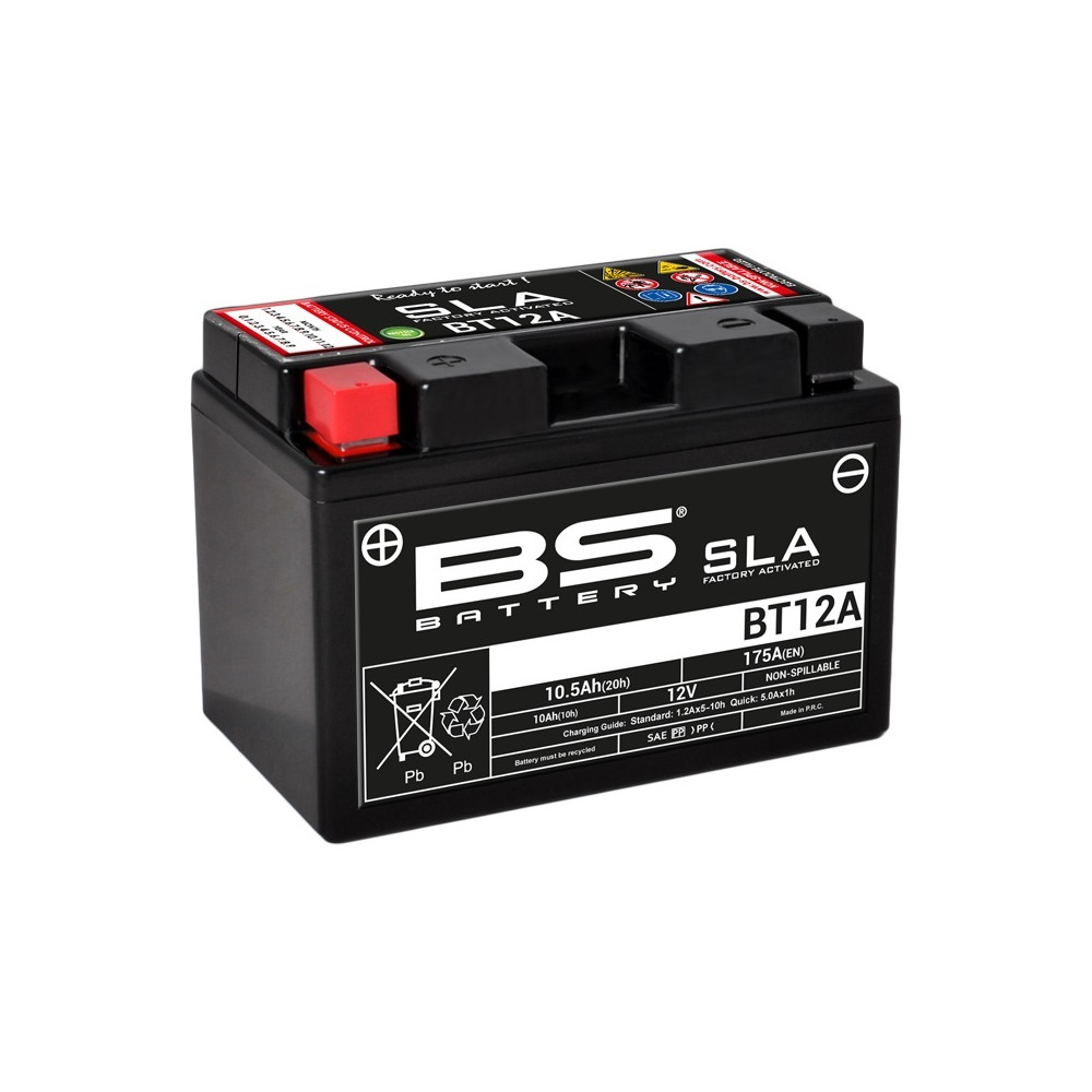 Batterie BS BATTERY SLA sans entretien activé usine - BT12A