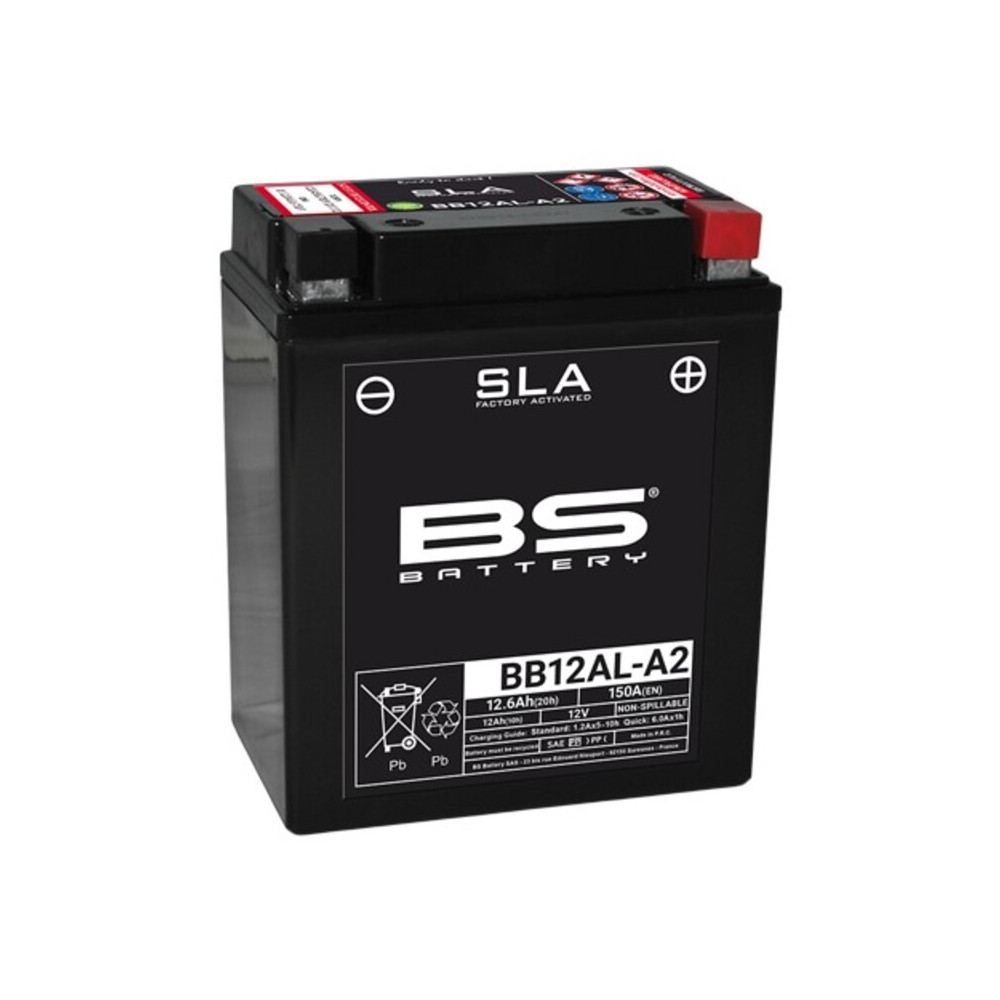 Batterie BS BATTERY SLA sans entretien activé usine - BB12AL-A2