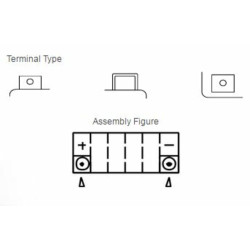 Batterie YUASA W/C sans entretien activé usine - YTZ14S