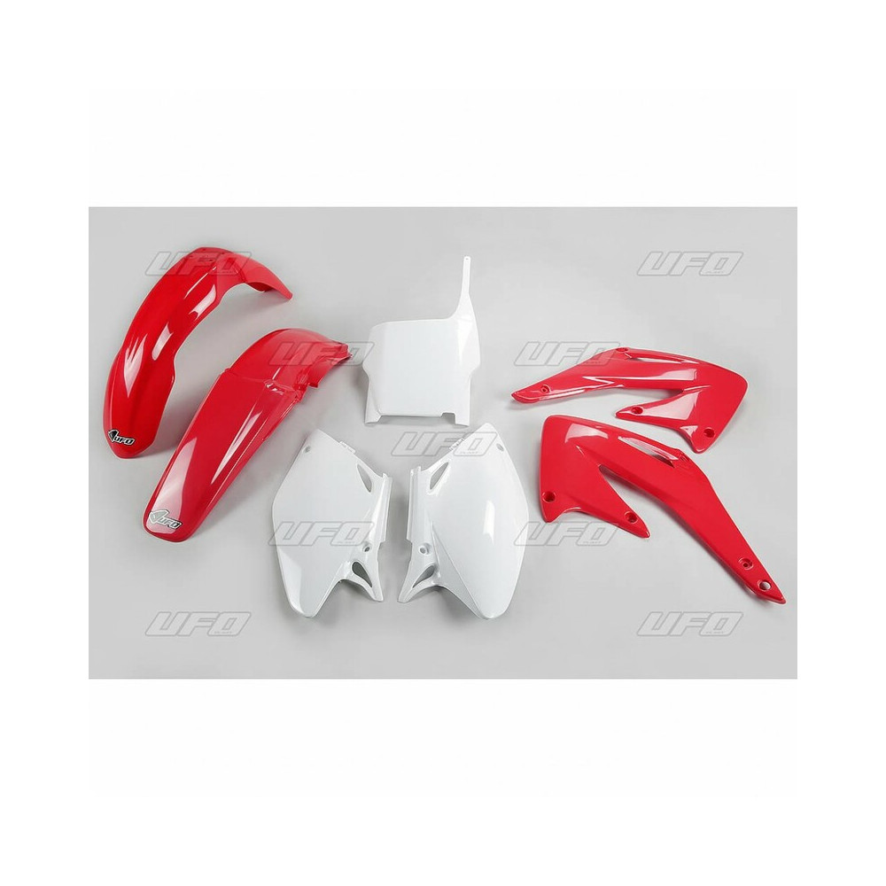 Kit plastique UFO couleur origine rouge/blanc Honda CRF450R