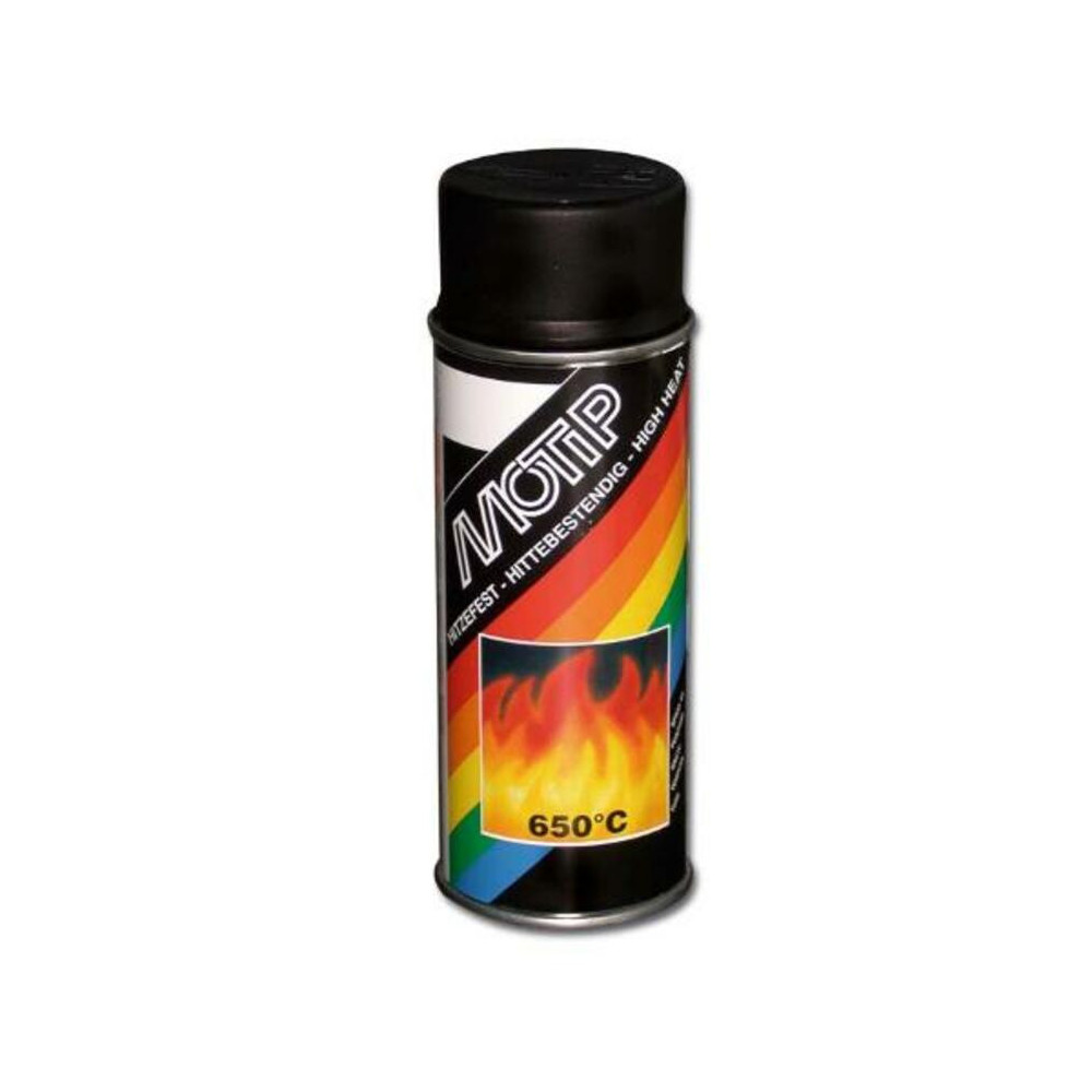 Peinture haute température MOTIP Noir - spray 400 ml