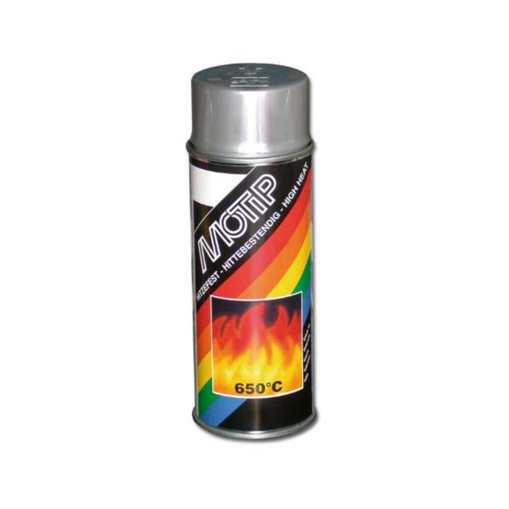 Peinture haute température MOTIP Argent - Spray 400 ml