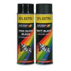 Peinture MOTIP Noir mat - Spray 500 ml