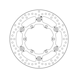 Disque de frein BREMBO Série Oro Flottant - 78B40848