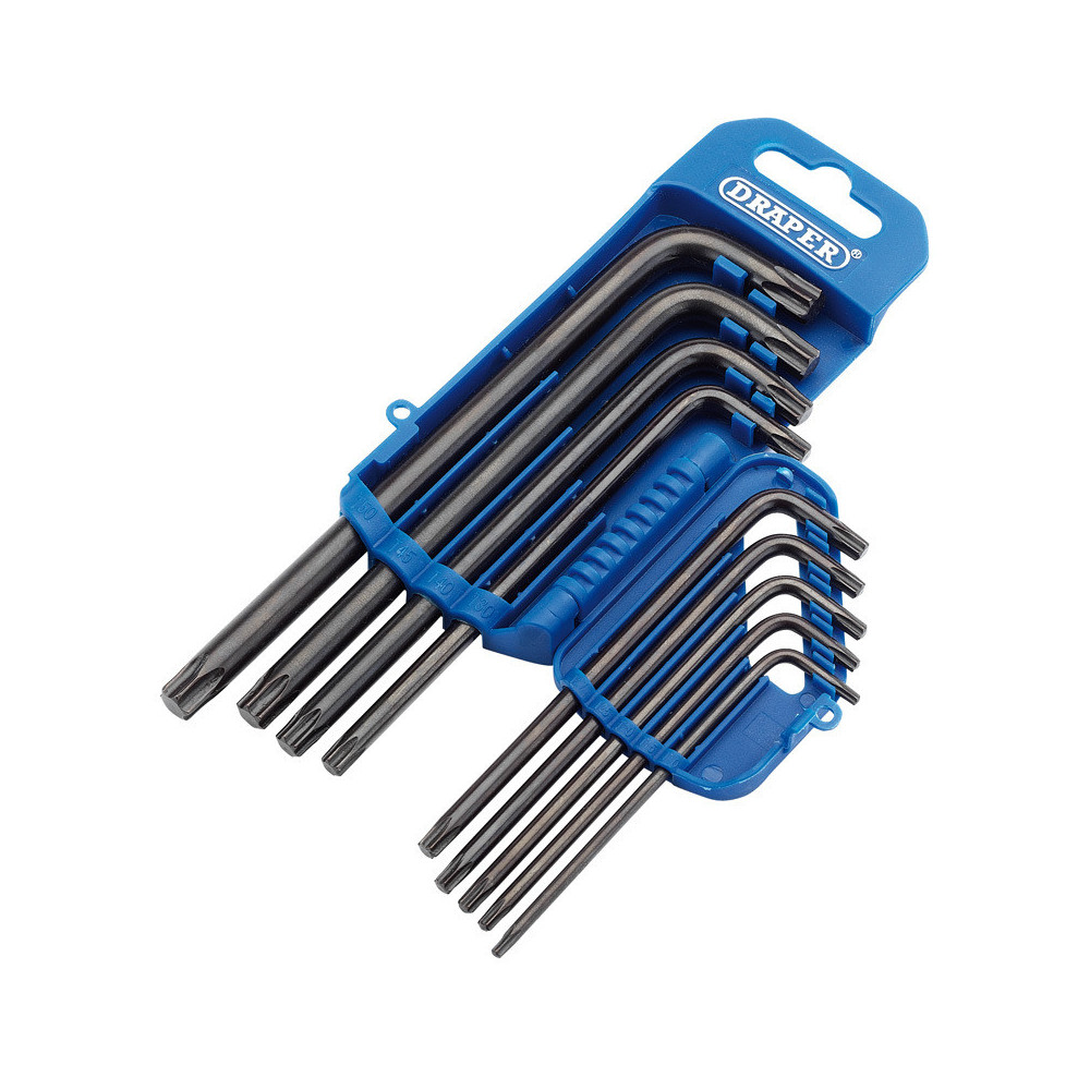 Jeu de 9 clés mâles DRAPER Torx® longues