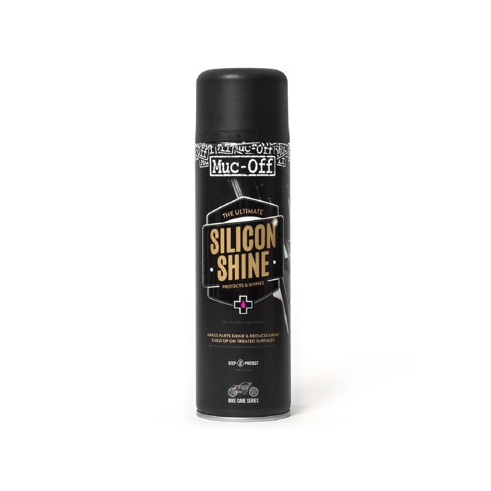 Spray de protection MUC-OFF Motorcycle Silicon Shine - spray 500ml