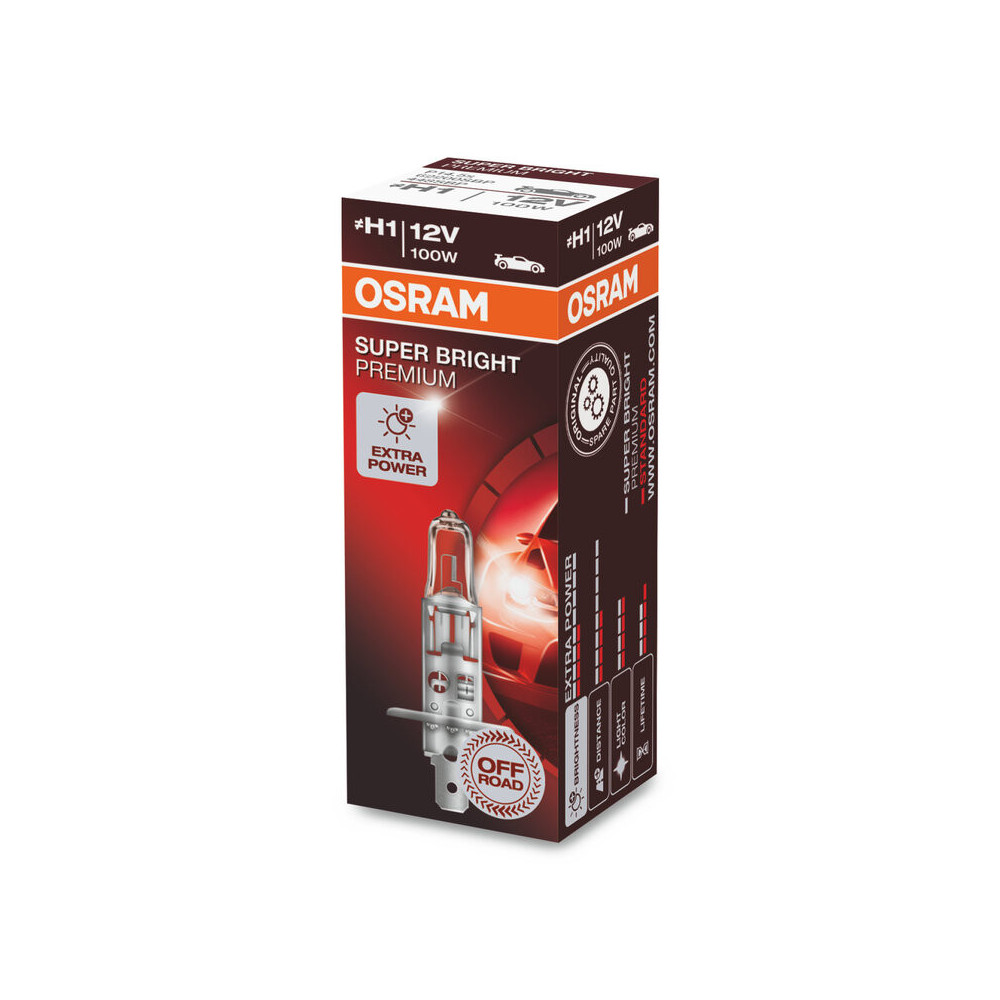 Ampoule OSRAM Super Bright H1 12V/55W - X1