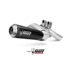 Silencieux MIVV X-M1 - Inox noir embout inox BMW F900R 2020-