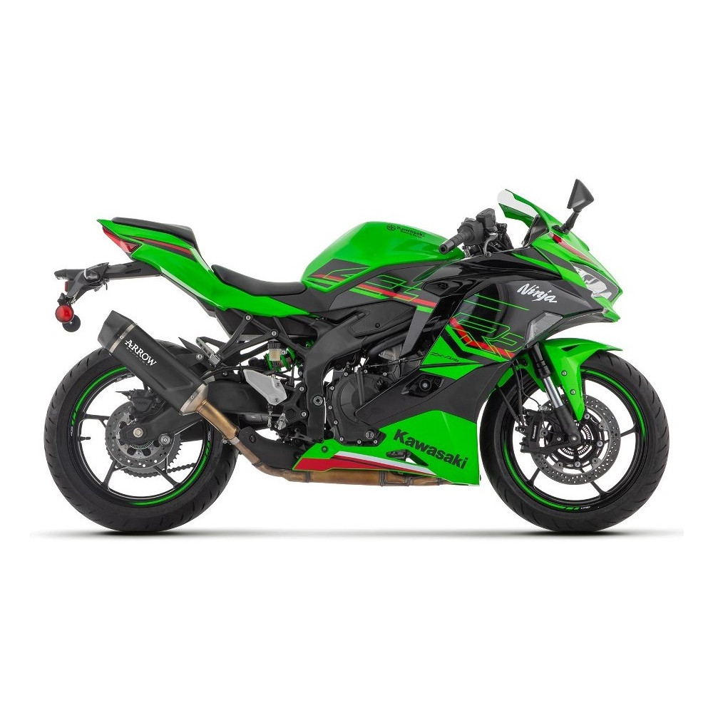 Silencieux Arrow Indy Race Evo alu dark Kawasaki ZX-4R 2023-24