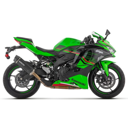 Silencieux Arrow Indy Race Evo alu dark Kawasaki ZX-4R 2023-24