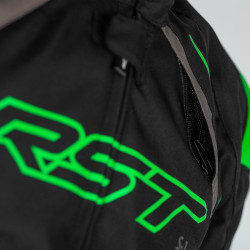 Veste RST S-1 textile noir/gris/vert fluo taille L