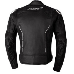 Veste RST S1 CE cuir - noir/noir/blanc taille 3XL