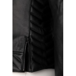 Veste femme RST Roadster 3 CE cuir - noir taille S