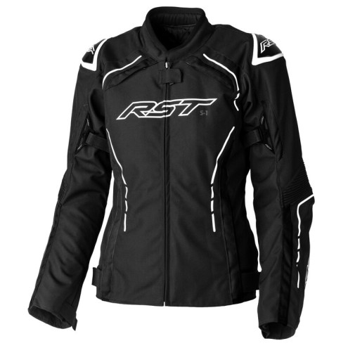 Veste femme RST S1 CE textile - noir/blanc taille S