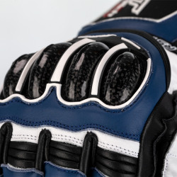 Gants RST Tractech Evo 4 cuir bleu/blanc/noir taille XL