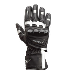 Gants RST Pilot CE cuir - noir/blanc taille S