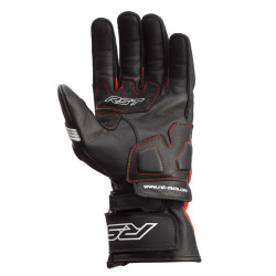 Gants RST Pilot CE cuir - noir/rouge/blanc taille 2XL