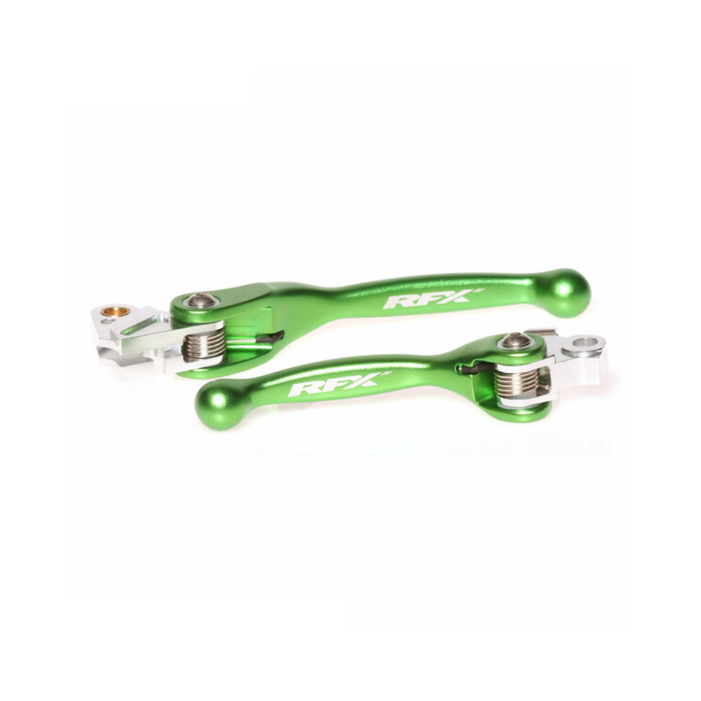 Jeu de leviers flexibles forgés RFX Race (Vert) - Kawasaki KXF450