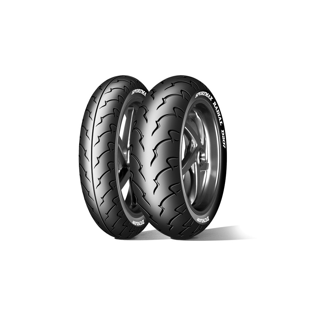 Pneu DUNLOP SX D207 180/55 ZR 18 M/C (74W) TL DUNLOP 1 - AVSmoto Racing Parts 