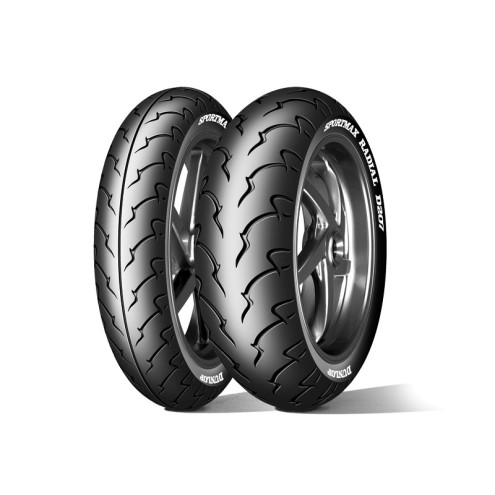 Pneu DUNLOP SX D207 180/55 ZR 18 M/C (74W) TL DUNLOP 1 - AVSmoto Racing Parts 