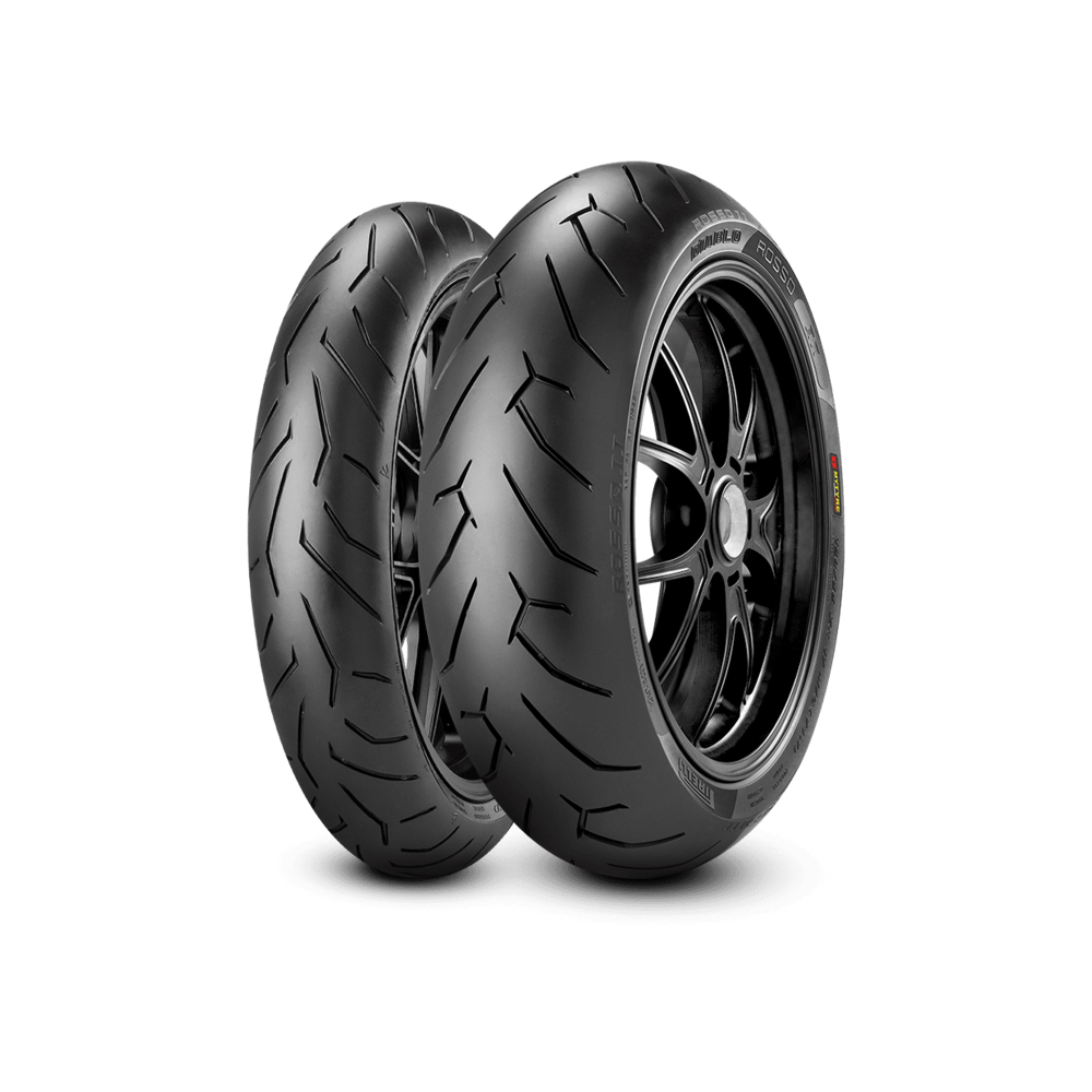 Pneu PIRELLI DIABLO ROSSO II (F)(D) Ducati Diavel, Monster 796, Hypermotard 939, Scrambler 800 120/70 ZR 17 M/C (58W) TL Pirelli