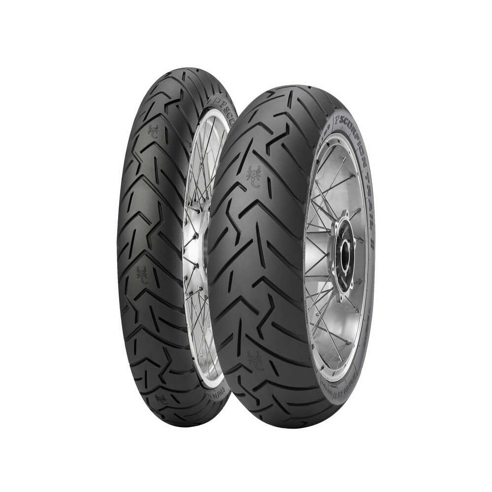 Pneu PIRELLI SCORPION TRAIL II (F)(D) STD + Ducati Multistrada Enduro 120/70 ZR 19 M/C 60W TL Pirelli 1 - AVSmoto Racing Parts 