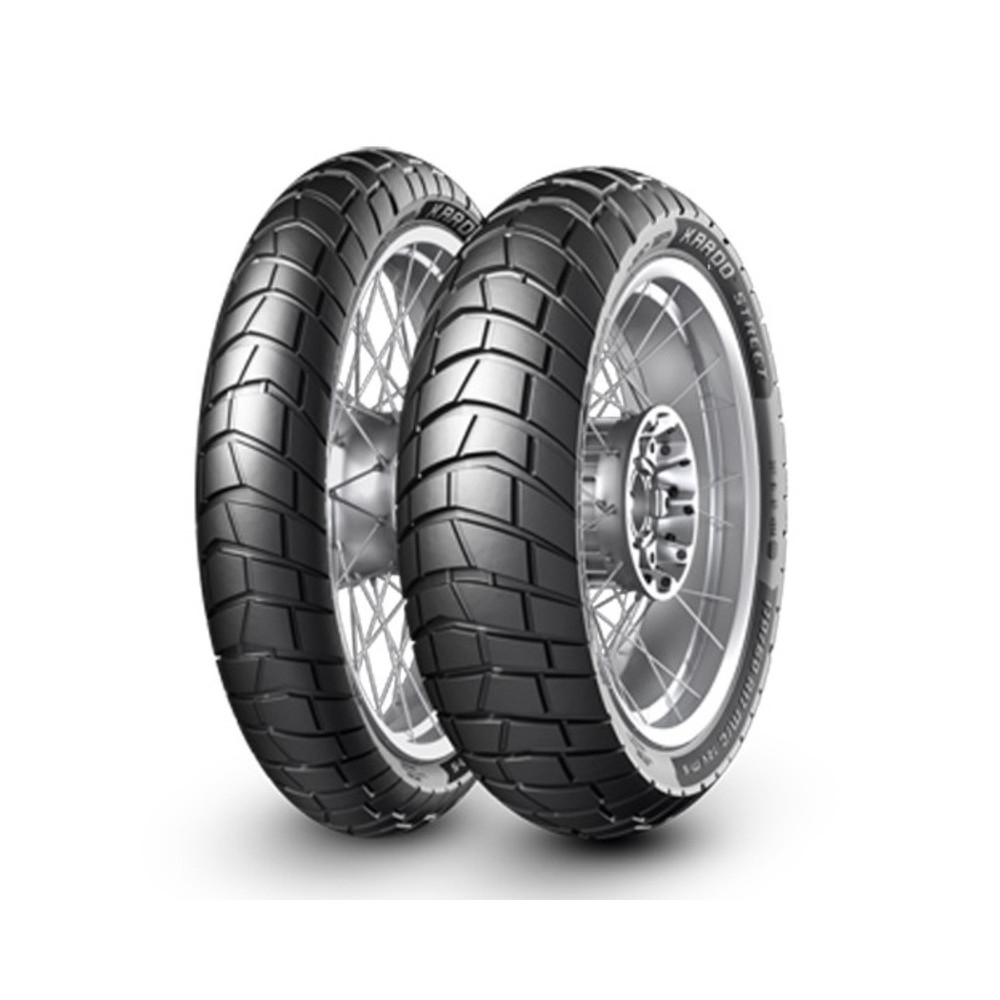 Pneu METZELER KAROO STREET (F) 110/80 R 19 M/C 59V TL M+S METZELER 1 - AVSmoto Racing Parts 