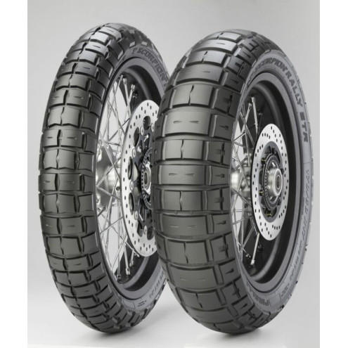 Pneu PIRELLI SCORPION RALLY STR STD + Yamaha Ténéré 700 150/70 R 18 M/C 70V TL M+S Pirelli 1 - AVSmoto Racing Parts 