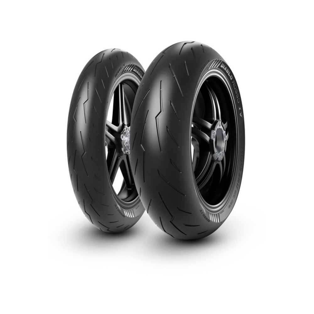 Pneu PIRELLI DIABLO ROSSO IV (F) 120/70 ZR 17 M/C (58W) TL Pirelli 1 - AVSmoto Racing Parts 