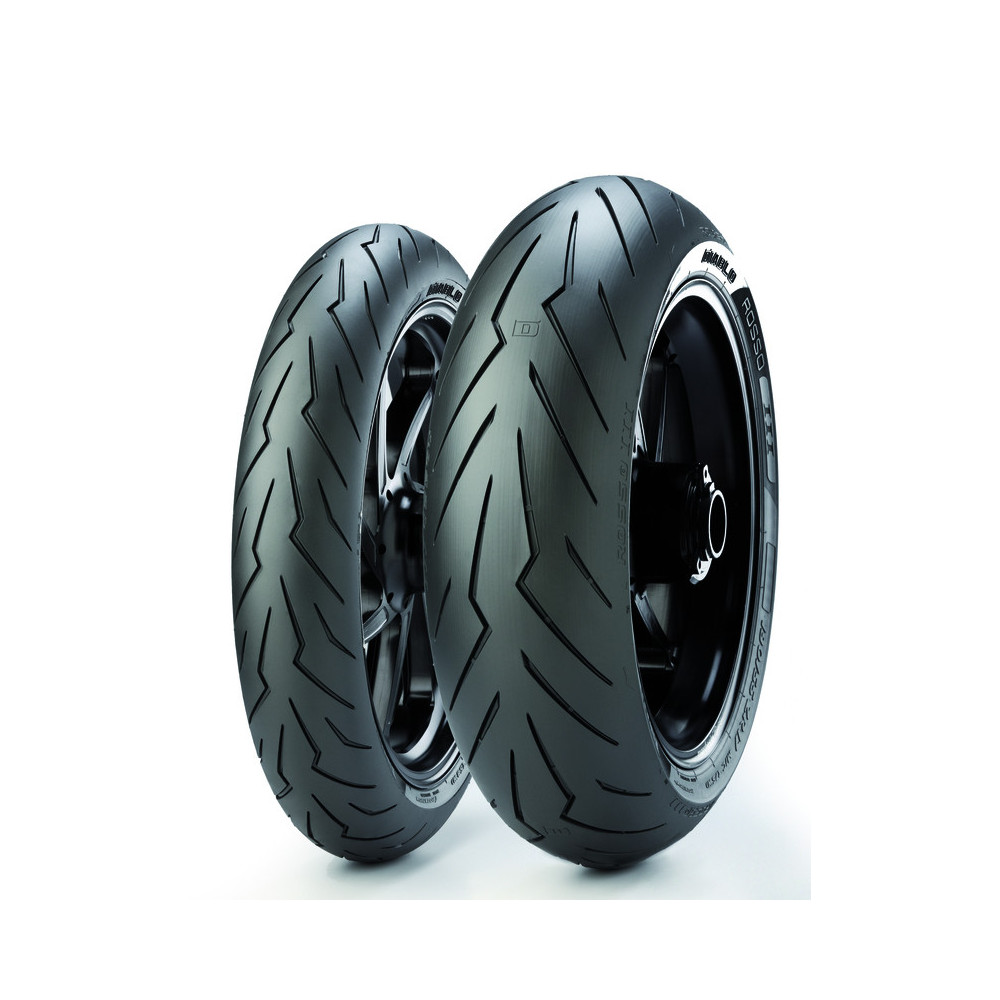 Pneu PIRELLI DIABLO ROSSO III (F) (D) STD + Ducati Monster 1200/1200S, Monster 821 120/70 ZR 17 M/C (58W) TL Pirelli 1 - AVSmoto