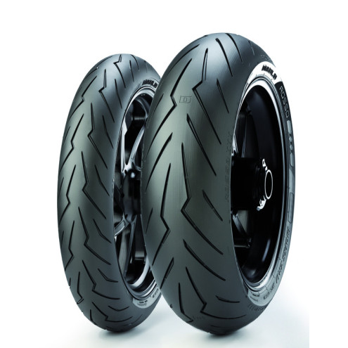 Pneu PIRELLI DIABLO ROSSO III (F) (D) STD + Ducati Monster 1200/1200S, Monster 821 120/70 ZR 17 M/C (58W) TL Pirelli 1 - AVSmoto