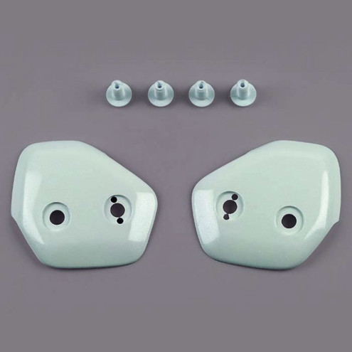 Plaques pivot ARAI TX Diamond White pour casques Tour-X 4/Tour-X 3