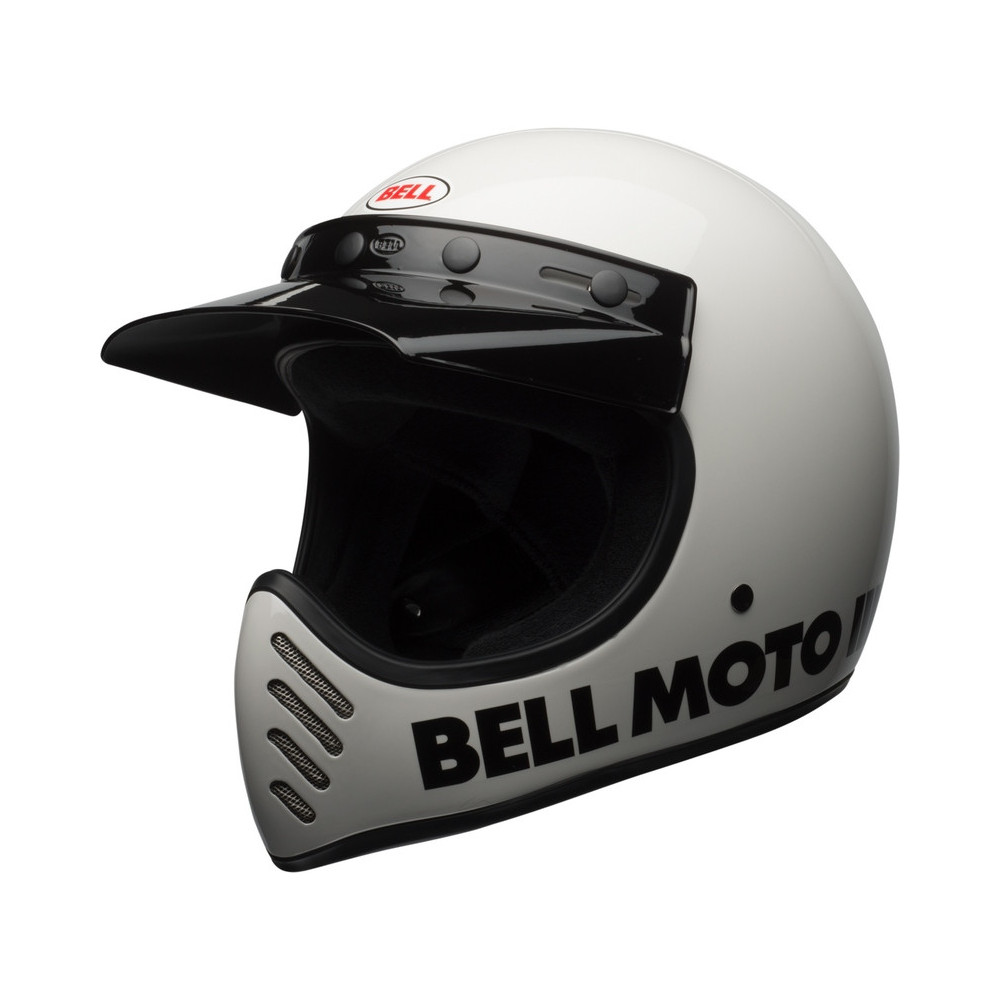 Casque BELL Moto-3 Classic - Blanc brillant