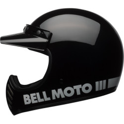 Casque BELL Moto-3 Classic - Noir brillant