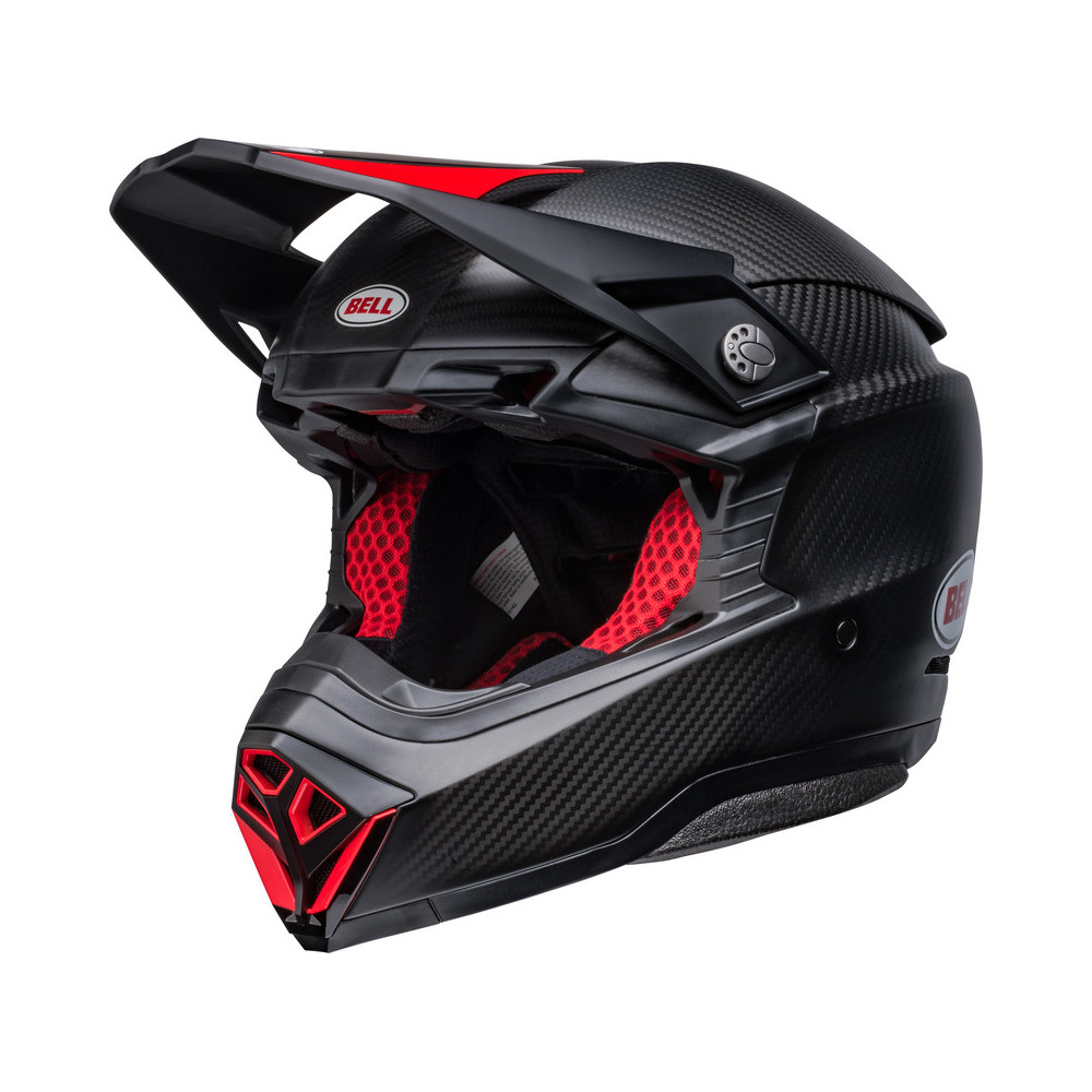 Casque BELL Moto-10 Spherical - Satin/Gloss Black/Red