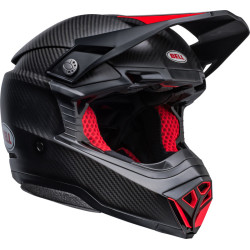 Casque BELL Moto-10 Spherical - Satin/Gloss Black/Red