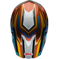 Casque BELL Moto-10 Spherical - Tomac Replica 24 Gloss White/Gold BELL 3 - AVSmoto Racing Parts 