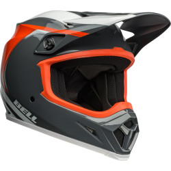 Casque BELL MX-9 Mips - Dart Gloss Charcoal/Orange