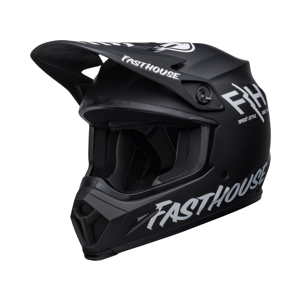 Casque BELL MX-9 Mips - Fasthouse Prospect Matte Black/White