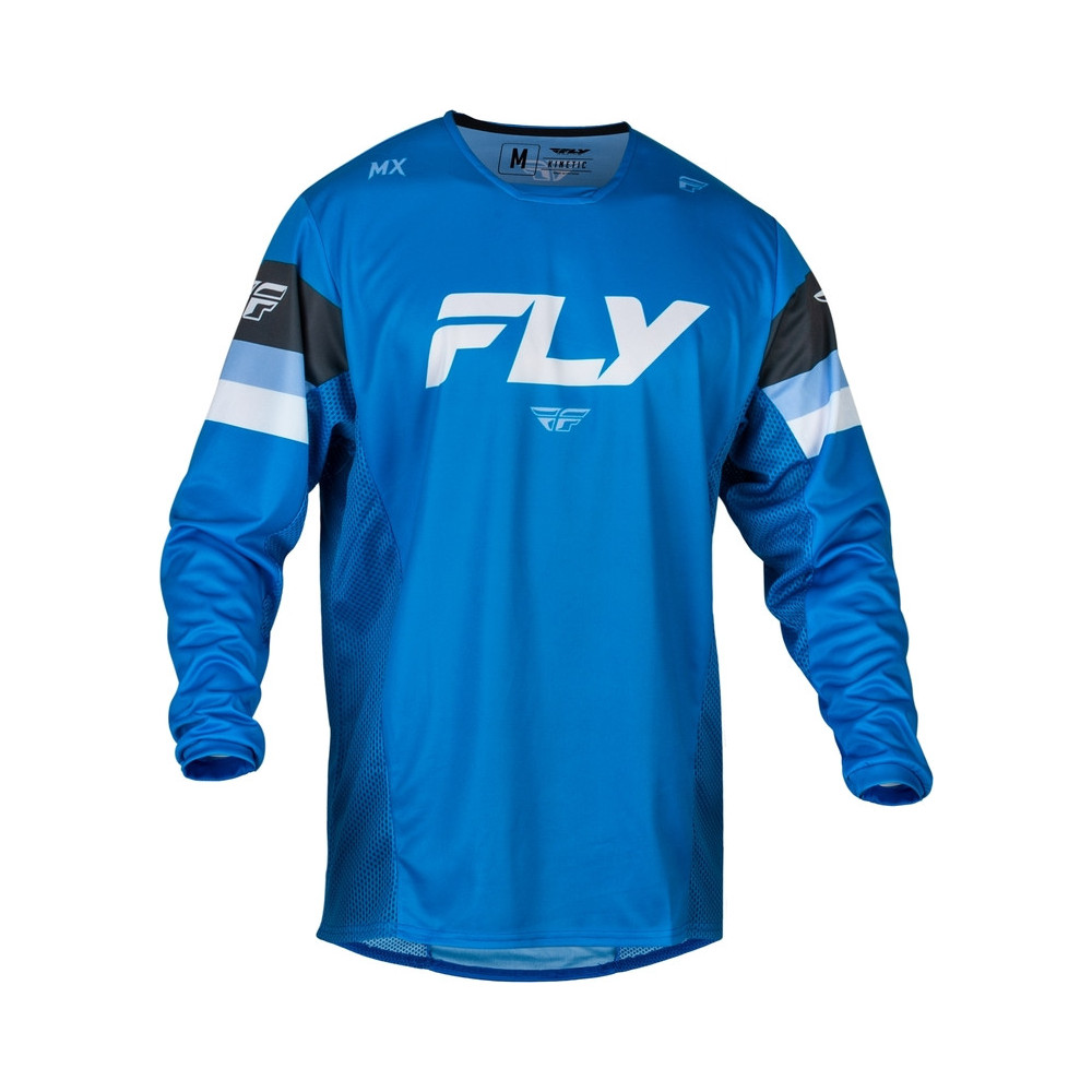 Maillot FLY RACING Kinetic Prix - Bright Blue/anthracite/blanc