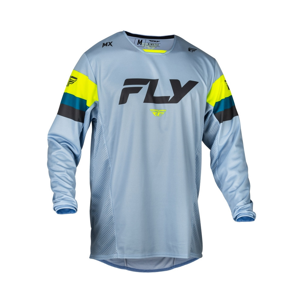 Maillot FLY RACING Kinetic Prix - Ice Grey/anthracite/Hi-Vis