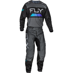 Pantalon FLY RACING Kinetic Reload - anthracite/noir/Blue Iridium