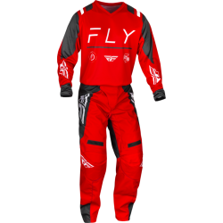 Pantalon FLY RACING F-16 - rouge/anthracite/blanc