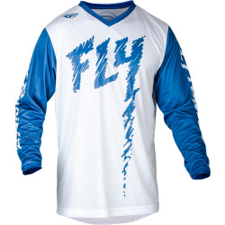 Maillot enfant FLY RACING F-16 - True Blue/blanc