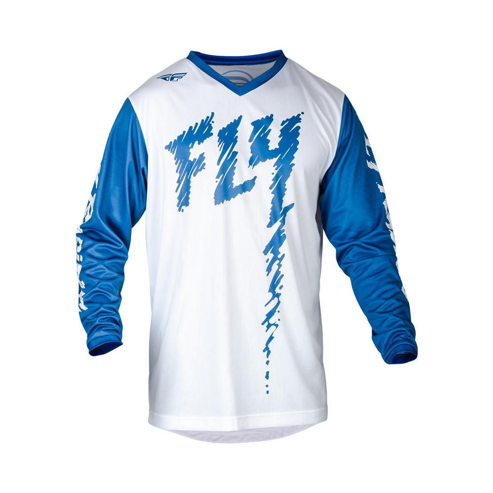 Maillot enfant FLY RACING F-16 - True Blue/blanc